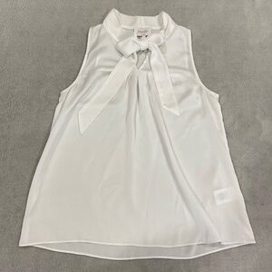 Women's Laundry by Shelli Segal White Blouse Size 2